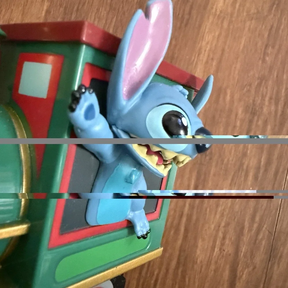 Disney Parks Stitch Train Pullback Toy Pull Back Car Railroad Vehicle Souvenir